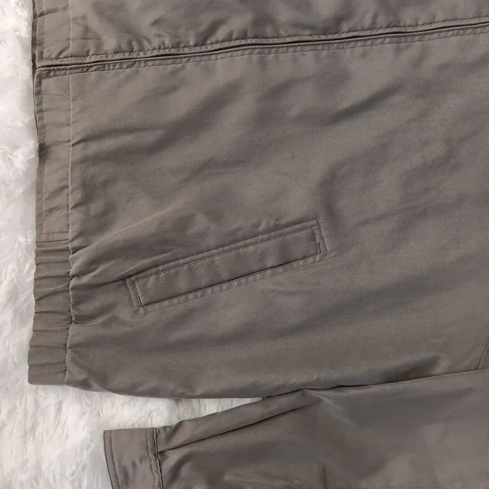 Roundtree & Yorke Travel Smart Mens‎ Size XLarge Olive Green Full Zip Jacket